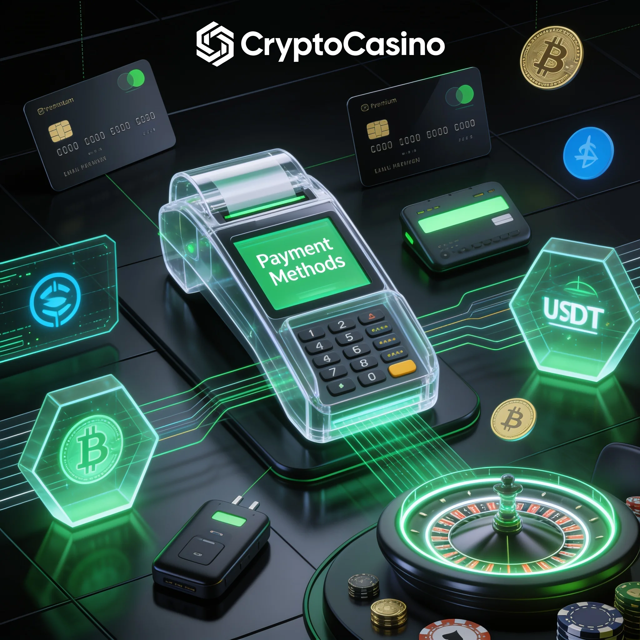 Terminal de paiement CryptoCasino